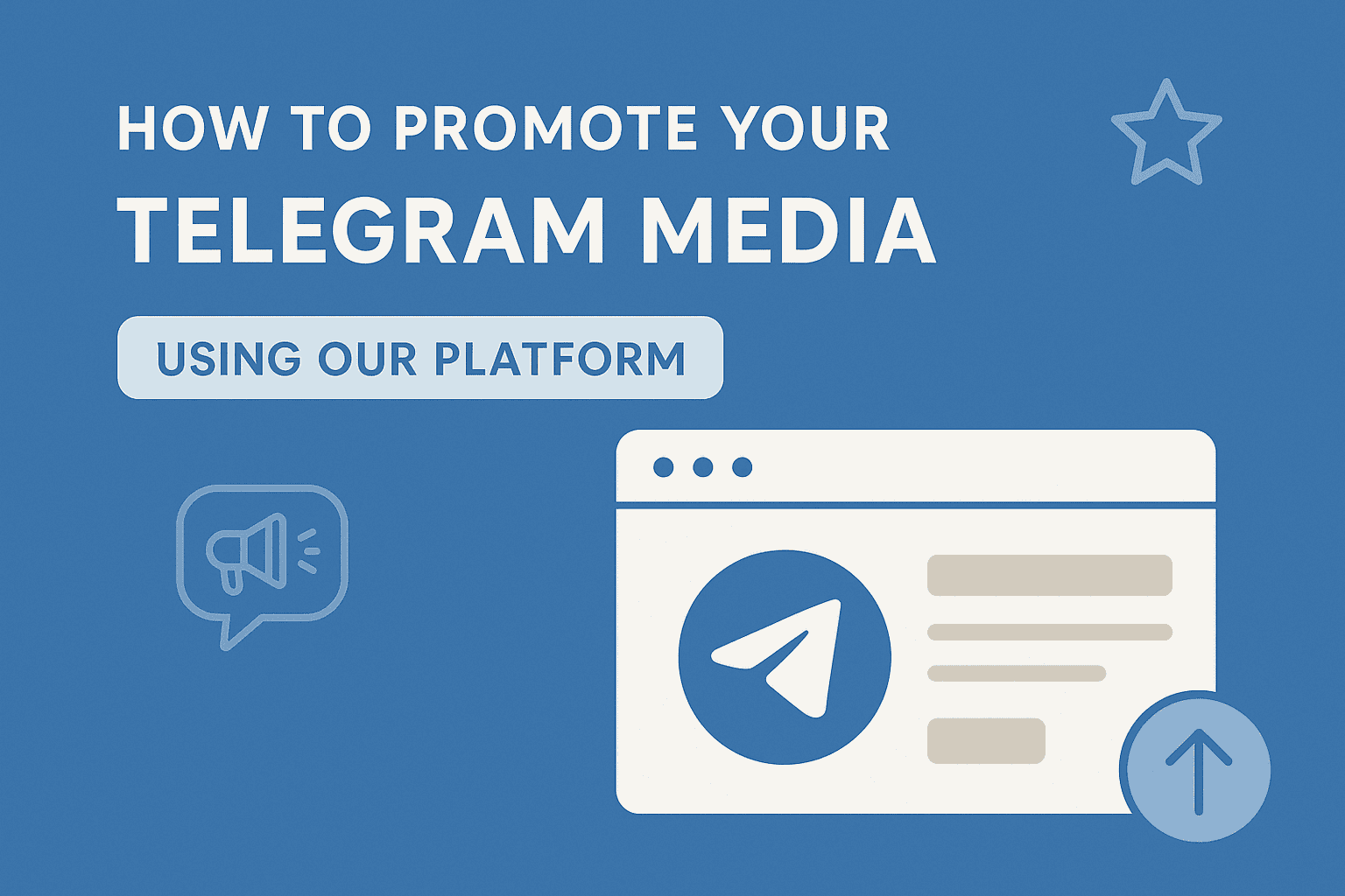How to Promote Your Telegram Media Using Our Platform logo