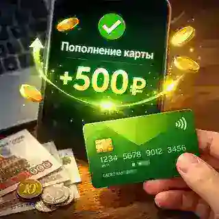 Выплата на карту от 500₽