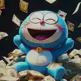 套图素材 哆啦A梦 双向机器人