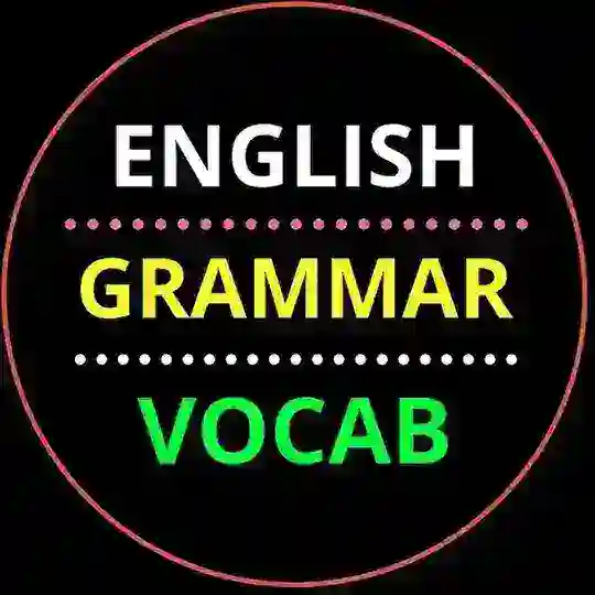 English Vocabulary | Grammar Telegram Channel Avatar