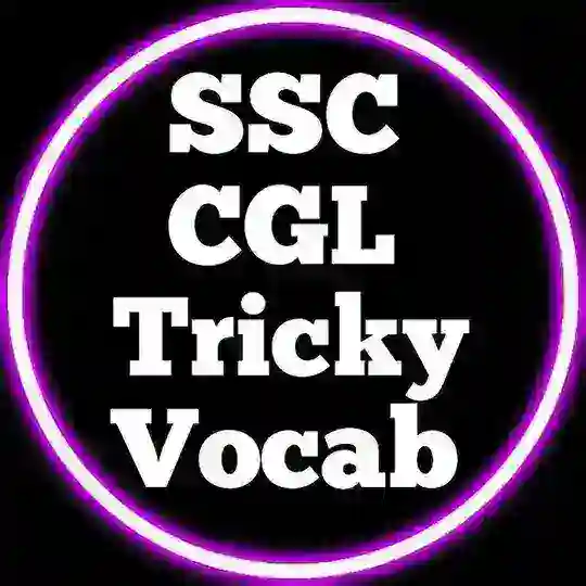 SSC CGL Tricky Vocab Telegram Channel Avatar