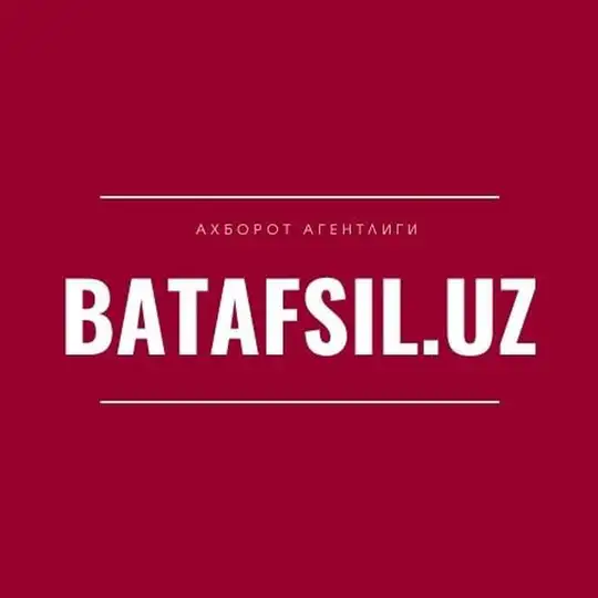 Ўзбекистон янгиликлари - Batafsil.uz Telegram Channel Avatar