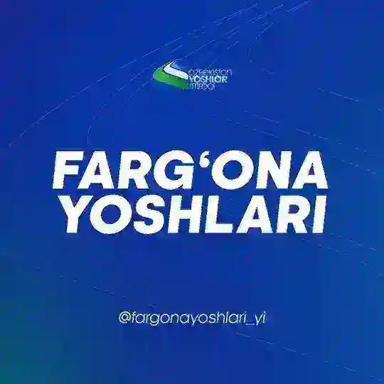 Farg'ona Yoshlari | Yoshlar ittifoqi Telegram Channel Avatar