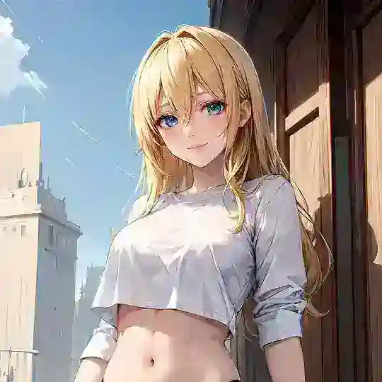 Anime girl | 2d girl | cartoon Telegram Channel Avatar