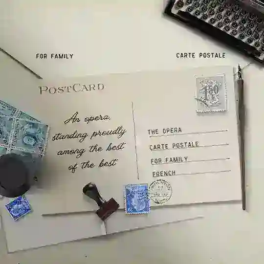 Carte Postale; The Opera. 📝 Telegram Channel Avatar