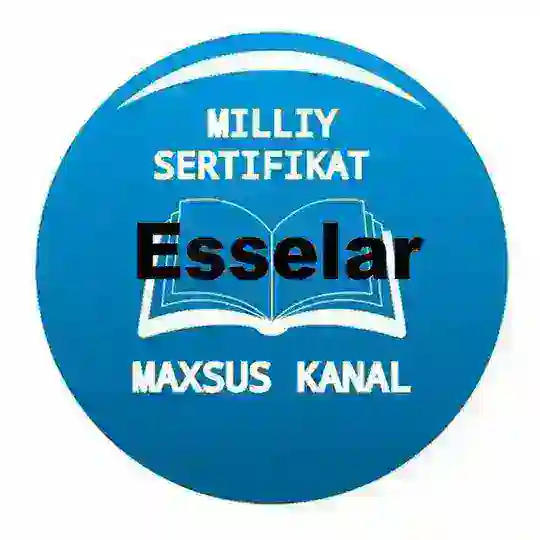 ESSELAR KANALI ๐ Telegram Channel Avatar
