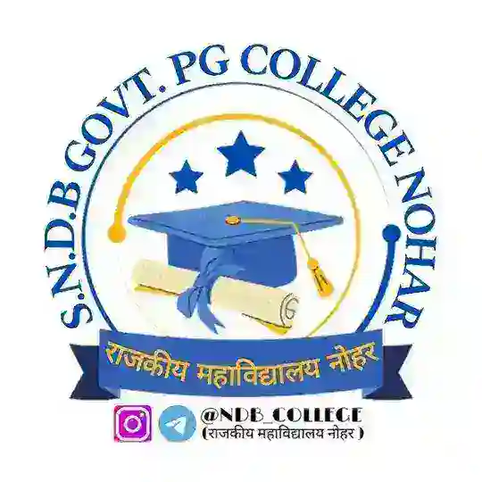 राजकीय महाविद्यालय नोहर ( SNDB GOVT PG COLLEGE NOHAR ) Telegram Channel Avatar
