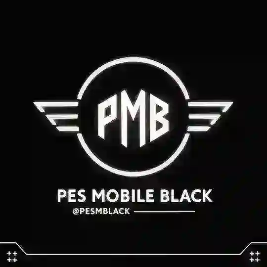 Pes Mobile Black Telegram Channel Avatar