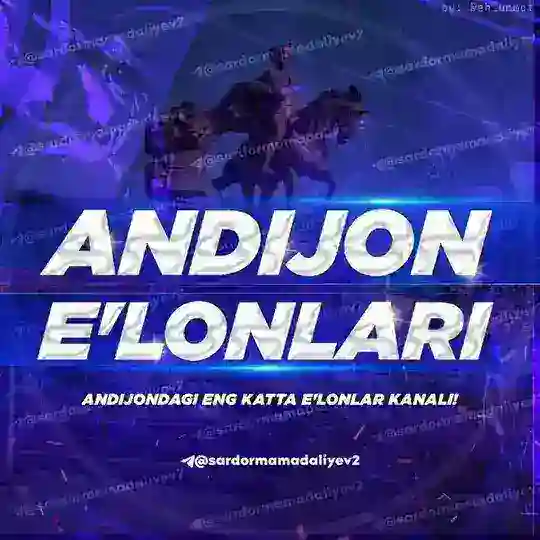 Andijon E’lonlari Telegram Channel Avatar