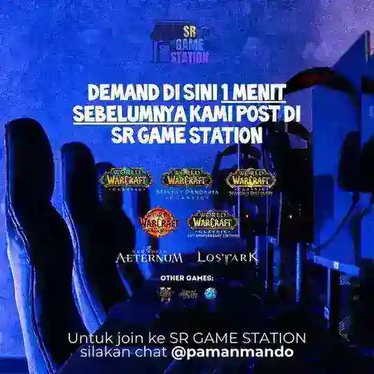 Demand di sini 1 menit sebelumnya kami post di SR GAME STATION! Telegram Channel Avatar