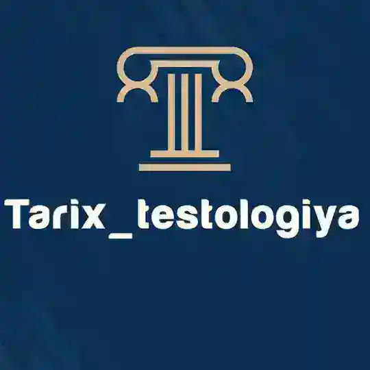 Tarix testologiya | Mardon Halimov Telegram Channel Avatar