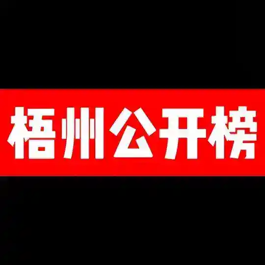 梧州公开榜 Telegram Channel Avatar
