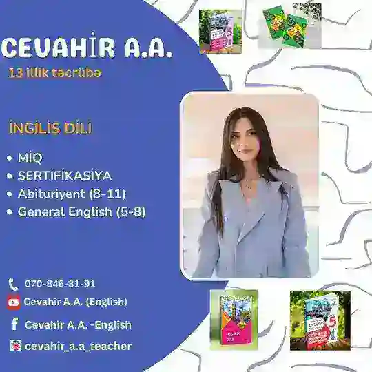 Cevahir A.A-İngilis dili(Sertifikasiya/MİQ/Buraxılış) Telegram Channel Avatar