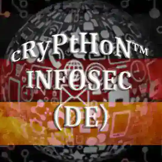 cRyPtHoN™ INFOSEC (DE) Telegram Channel Avatar