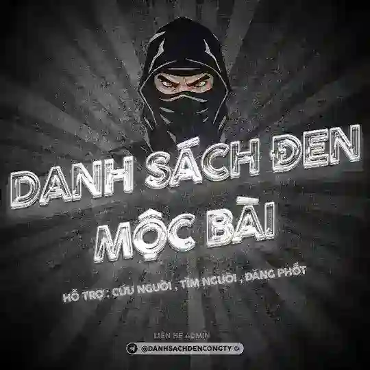 DANH SÁCH ĐEN MỘC BÀI - 官方渠道 Telegram Channel Avatar