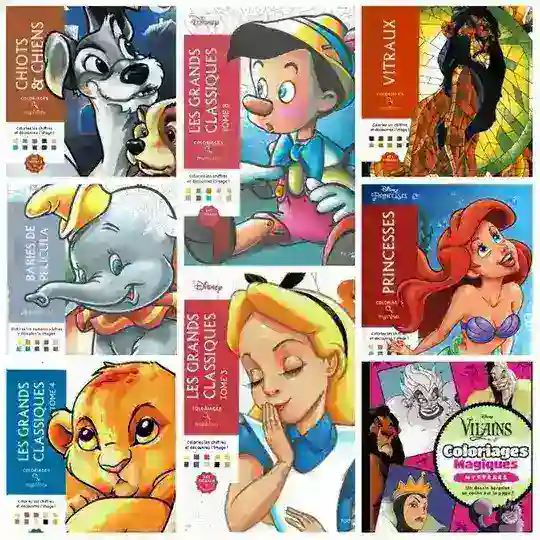 Livros de colorir // Disney Portraits 📑❤️ Telegram Channel Avatar