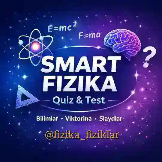 SMART FIZIKA | Quiz & Test Telegram Channel Avatar