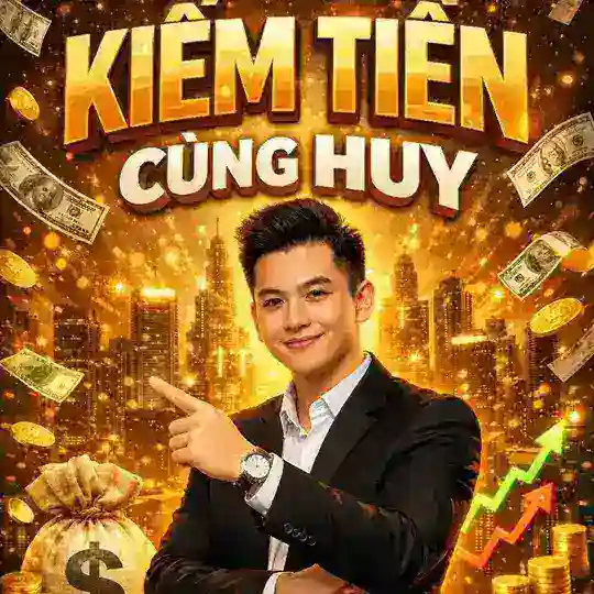 Kiếm Tiền Cùng Huy Telegram Channel Avatar