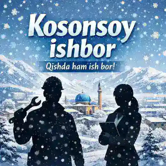 Yangi Kosonsoy | Ish Bor Telegram Channel Avatar