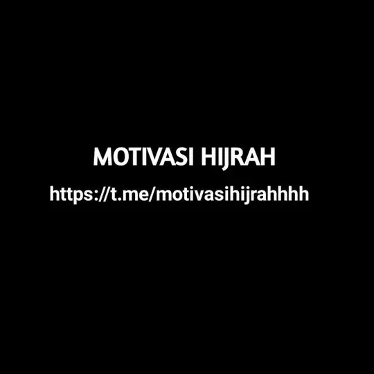 Motivasi Hijrah Telegram Channel Avatar