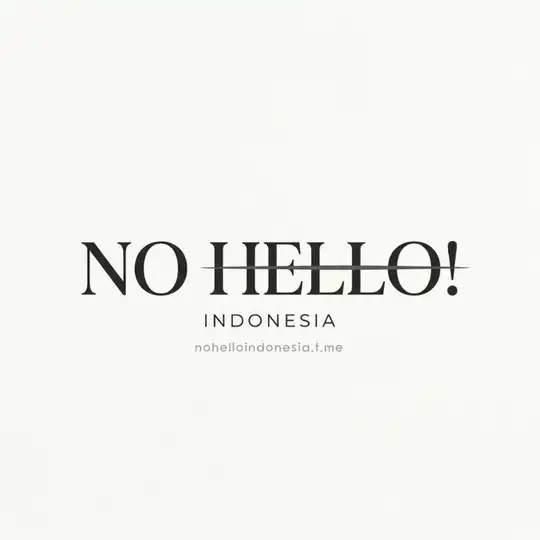 No Hello! Indonesia Telegram Channel Avatar