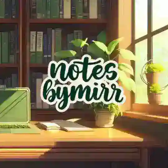 NOTES BY MIRR | F4 & F5 Telegram Channel Avatar