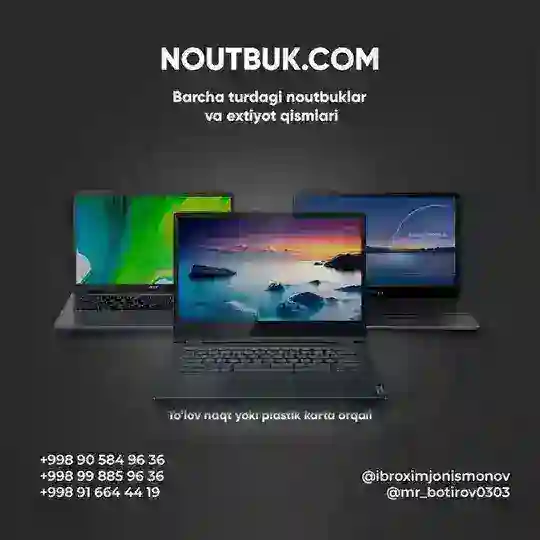 Noutbuk.com Telegram Channel Avatar