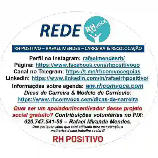 RH COM VOCÊ Telegram Channel Avatar