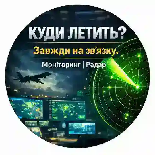 Куди летить? Завжди на звязку ! Моніторинг|Радар Telegram Channel Avatar