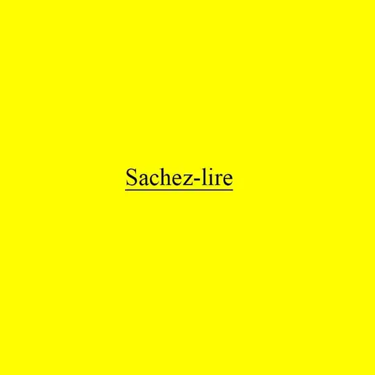 Sachez-lire Telegram Channel Avatar