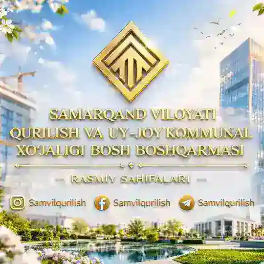 SAMARQAND | QURILISH VA UY-JOY KOMMUNAL Telegram Channel Avatar