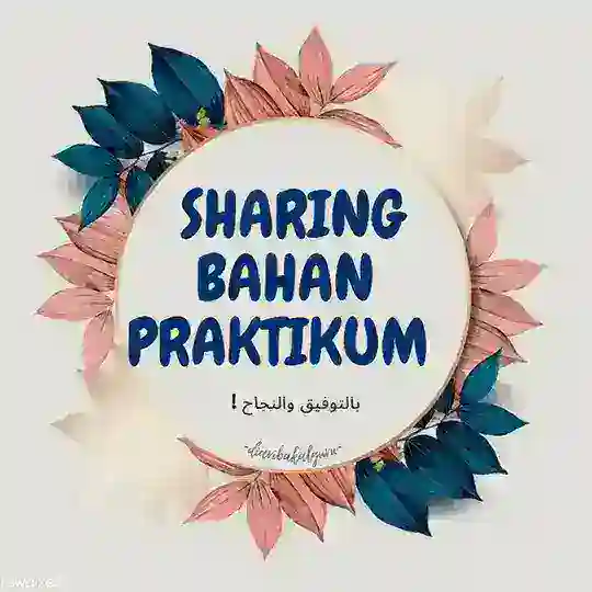 SHARING BAHAN PRAKTIKUM 👨🏫👩🏫 Telegram Channel Avatar