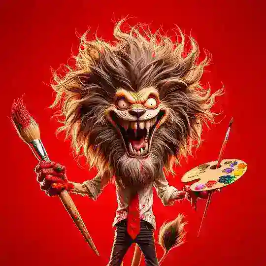 【狂躁狮UI设计狮🦁美工】 Telegram Channel Avatar