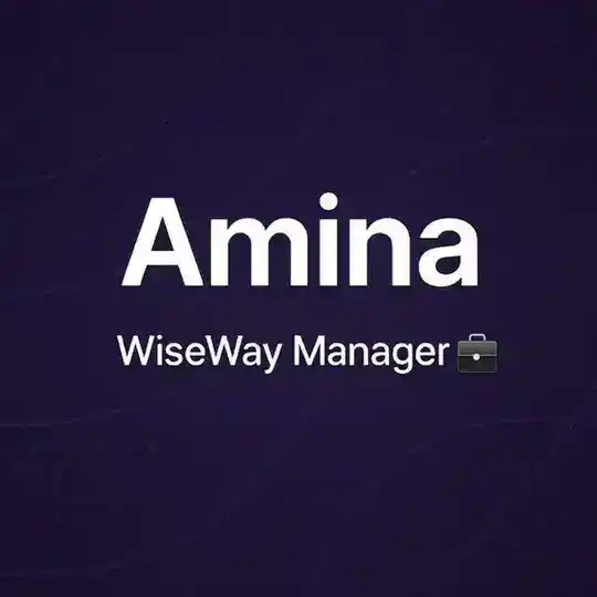Amina | WiseWay Manager 💼 Telegram Channel Avatar