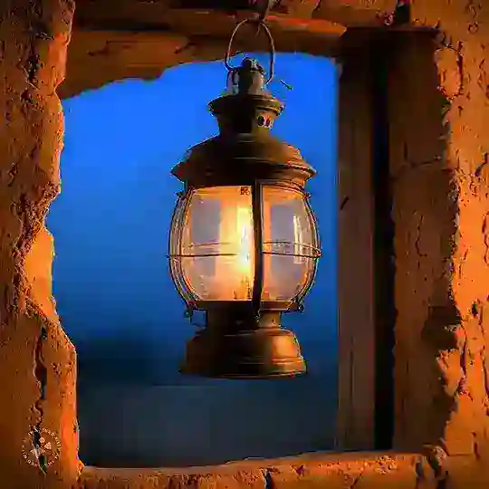 The lamp in the crystal Glass Telegram Channel Avatar