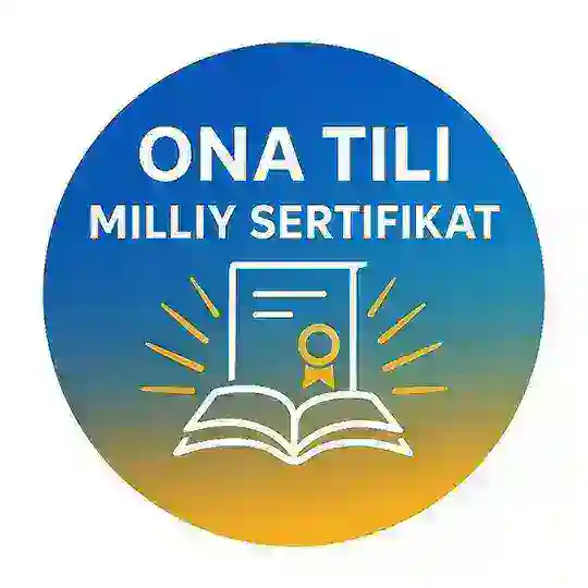 Ona tili Milliy sertifikat A+ Sari Telegram Channel Avatar