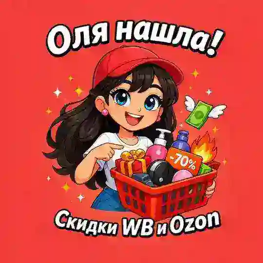 🛍 Оля нашла | Скидки WB и Ozon Telegram Channel Avatar