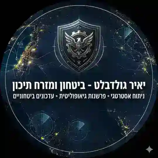 יאיר גולדבלט - ביטחון ומזרח תיכון Telegram Channel Avatar