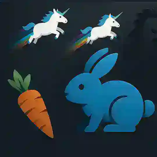 Болталка Морковка спереди, морковка сзади