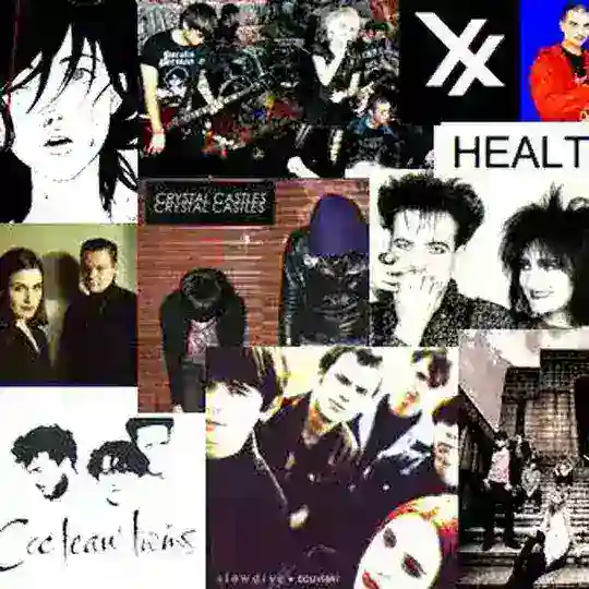 Música gótica y derivados, witch house, post punk, chiptune, shoegaze , etc