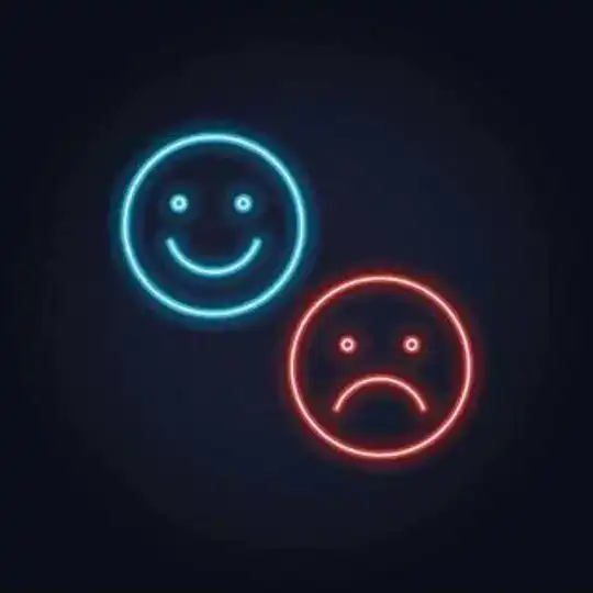 HAPPY AND SAD