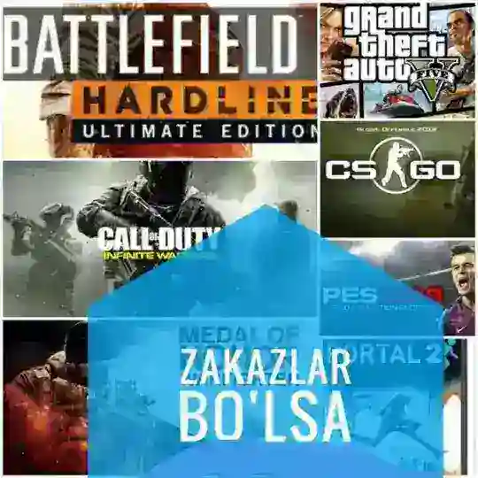 Kompyuter va Android õyin va programmalar zakaz gruppa