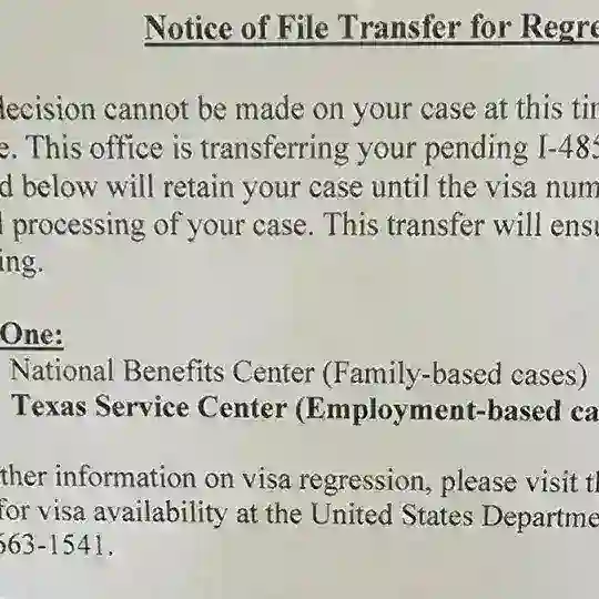 485 case Xferred NBC2TSC