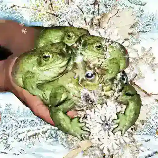 ❄️🐸Семья жаб🐸❄️