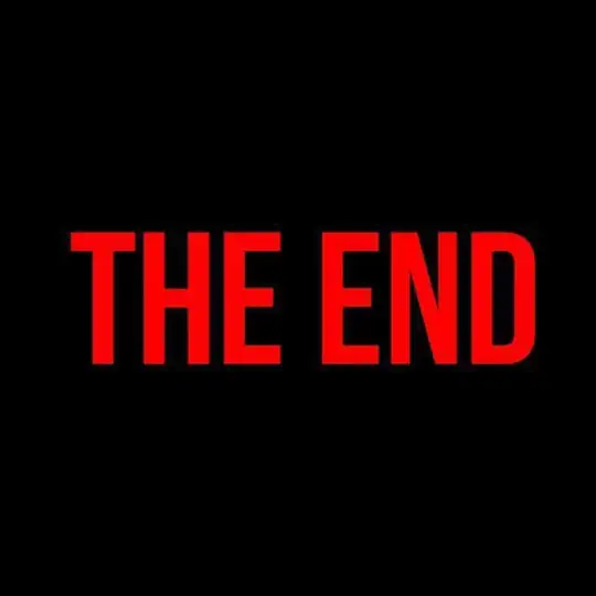‼️THE END CHAT‼️