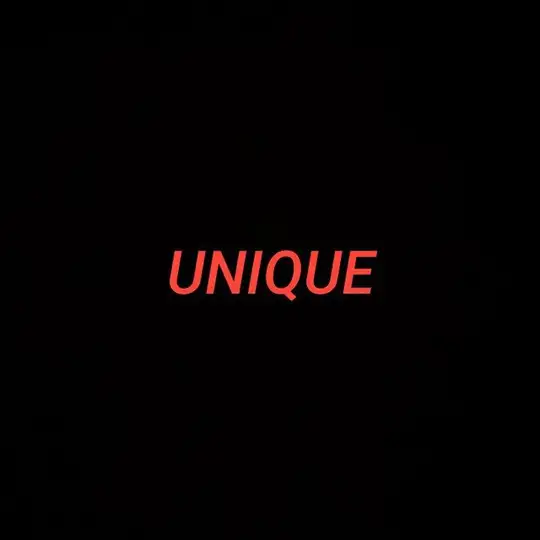 UNIQUE 😍