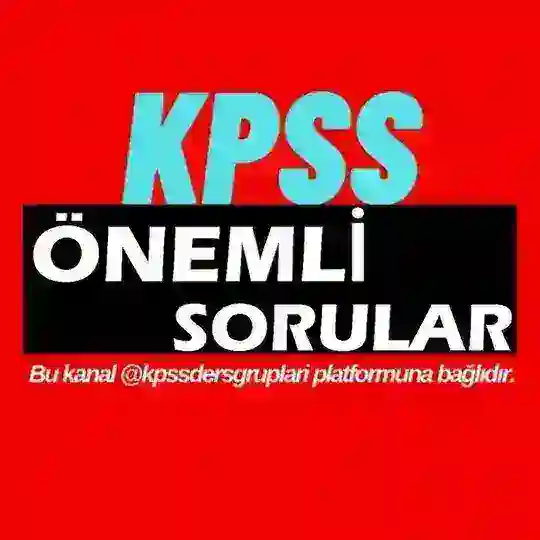 KPSS SORU ANKET GRUBU