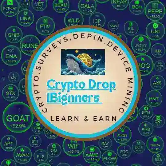 CRYPTO DROP 1 BEGNNERS..