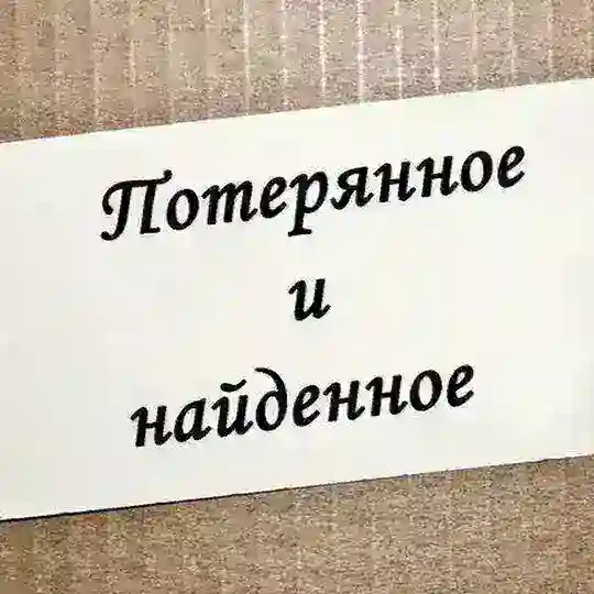 ПОТЕРЯ/находка- МОСКОВСКИЙ @pn-mo ТиНАО | НАО