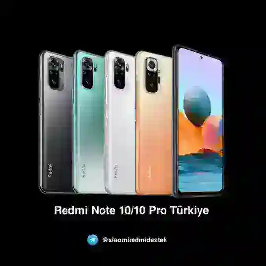 Redmi Note 10/10 Pro/10S Türkiye
